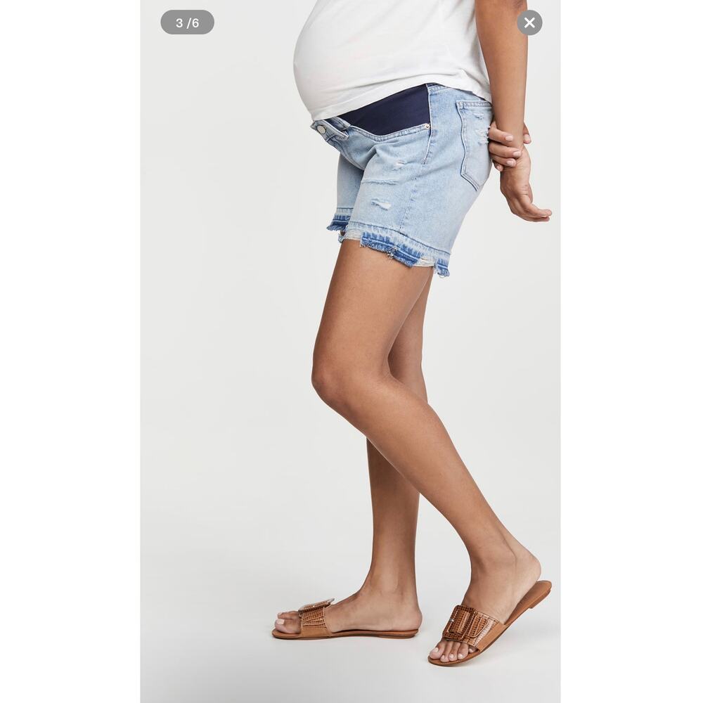 New nwt Shopbop Hepburn short maternity cutoffs Millie 24 denim jean shorts